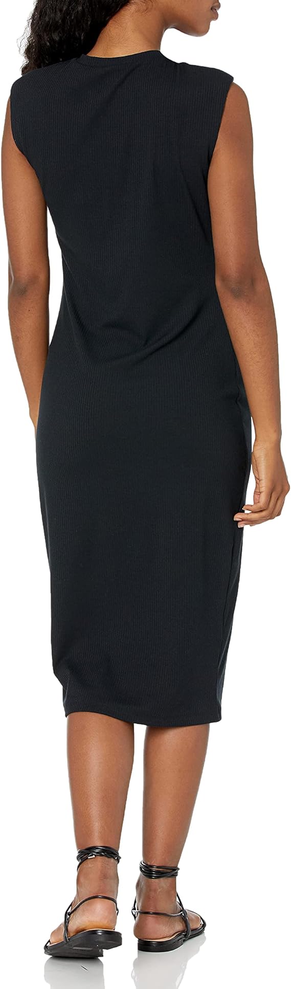 BCBGeneration Women's Knit Rib Midi Dress  Color Black Size XS