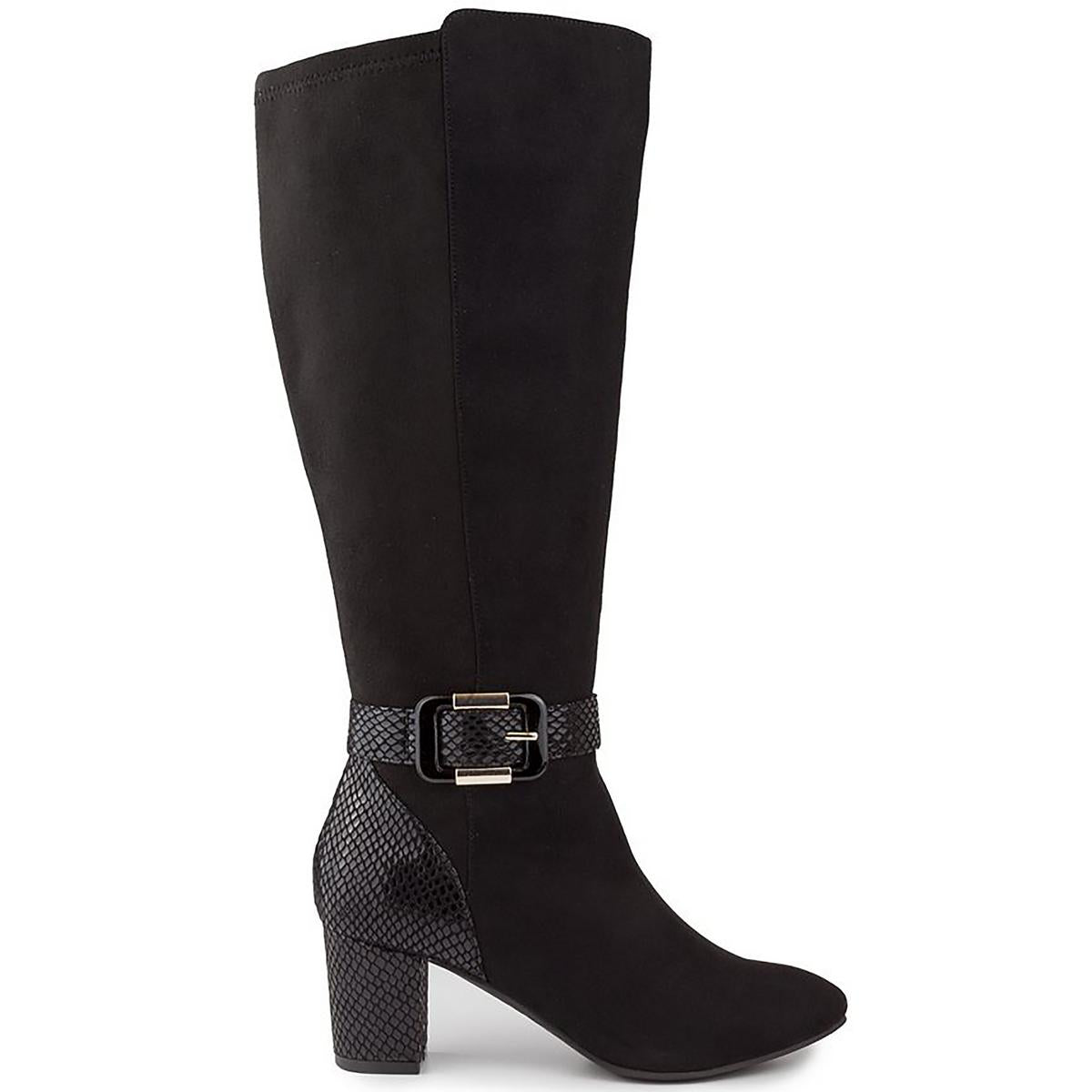 Karen Scott Women's Isabell Dress Boots  Color Black Size 6.5M