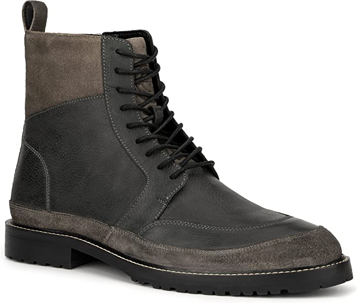 Reserved Footwear Men's Zero  Fashion Motorcycle Casual Boots  Color Black Size 9M