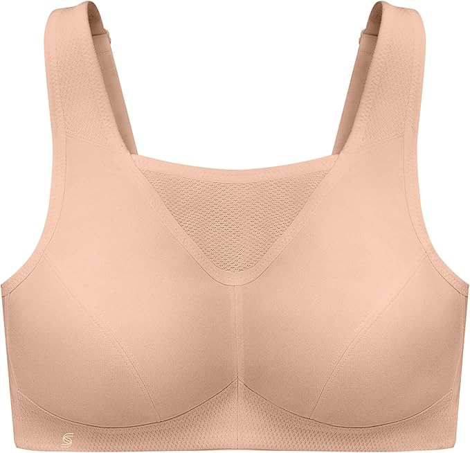 Glamorise No-bounce Camisole Sports Wirefree Bra  Cafe Size 40DD