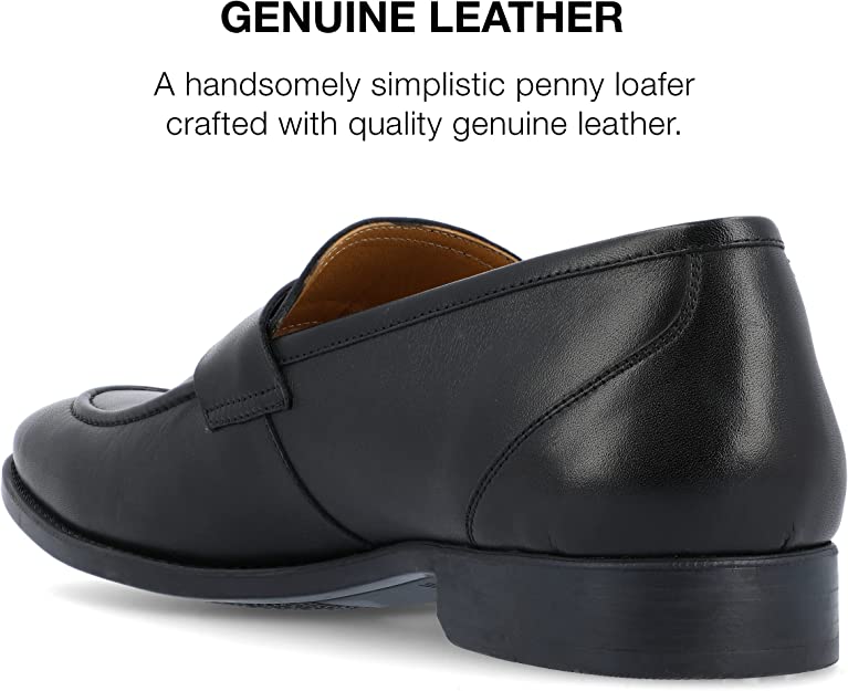Thomas & Vine Mens Bishop Loafer  Color Black Size 9.5M