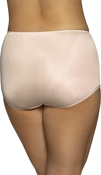 Vanity Fair High Waisted Full Coverage Perfectly Yours Brief  Fawn Nude Size 9