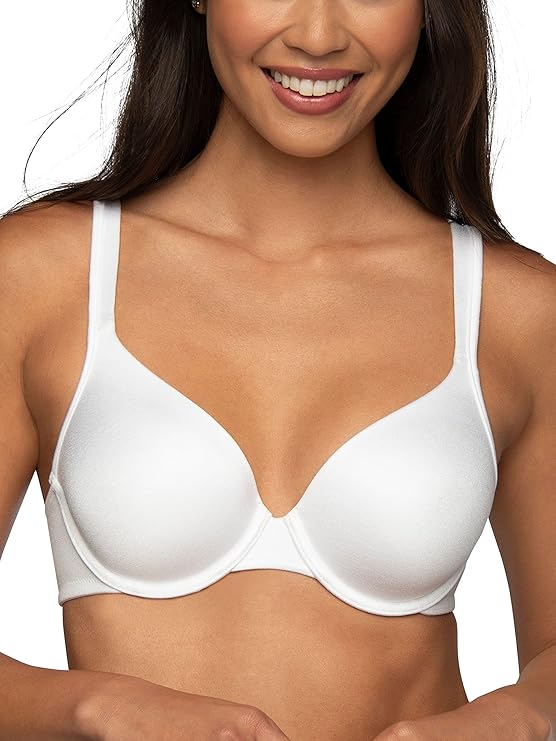 Vanity Fair Body Shine Full Coverage Underwire T-Shirt Bra  Star White Size 38C