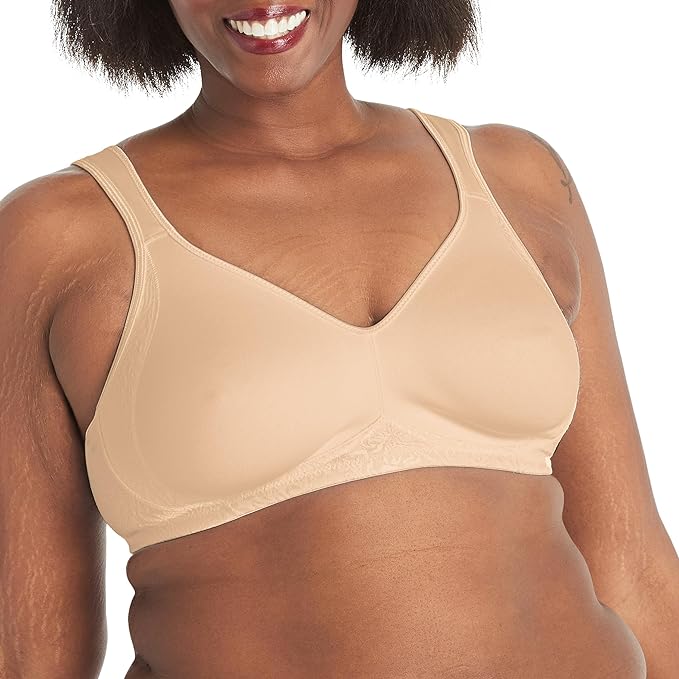 Playtex 18 Hour Seamless Smoothing T-Shirt Bra  Nude Size 38DDD