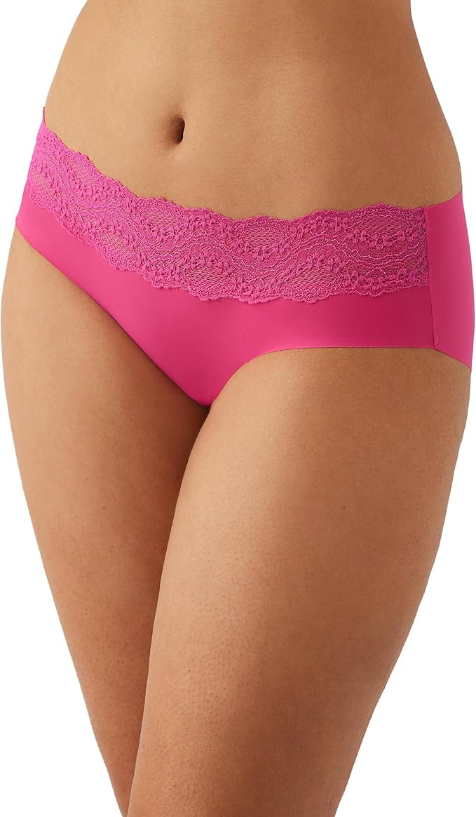 b.tempt'd Bare Lace Waist Hipster  Raspberry Sorbet Size L