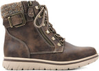 Cliffs by White Mountain Women's Hearty Ankle Boots  Color Brown Size 8.5M