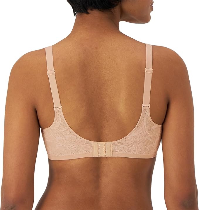 Bali Lace Underwire Breathable 2-Ply Modal Bra  Almond Size 38C