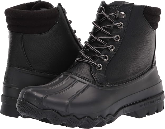 Sperry Men's Avenue Duck Promo Boots  Black Size 8