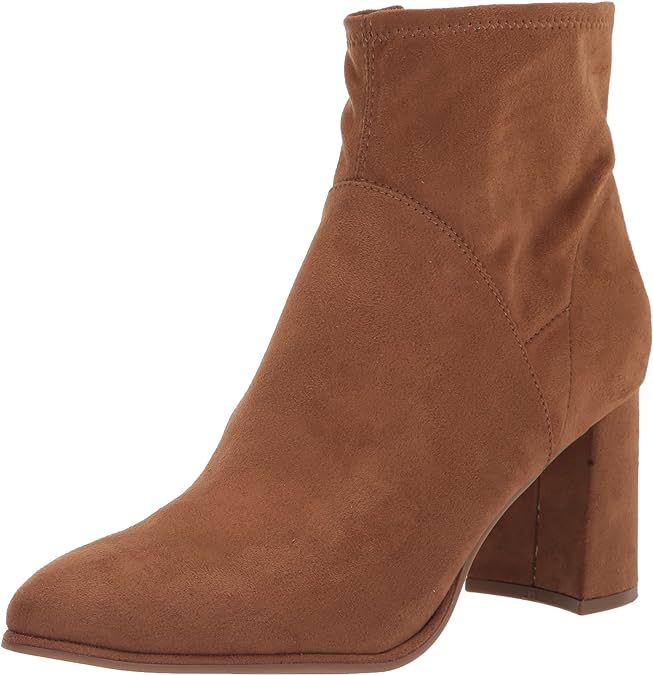 Marc Fisher Women's Dyvine Pointed Ankle Boots  Tan Fabric Size 8