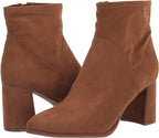 Marc Fisher Women's Dyvine Pointed Ankle Boots  Tan Fabric Size 8