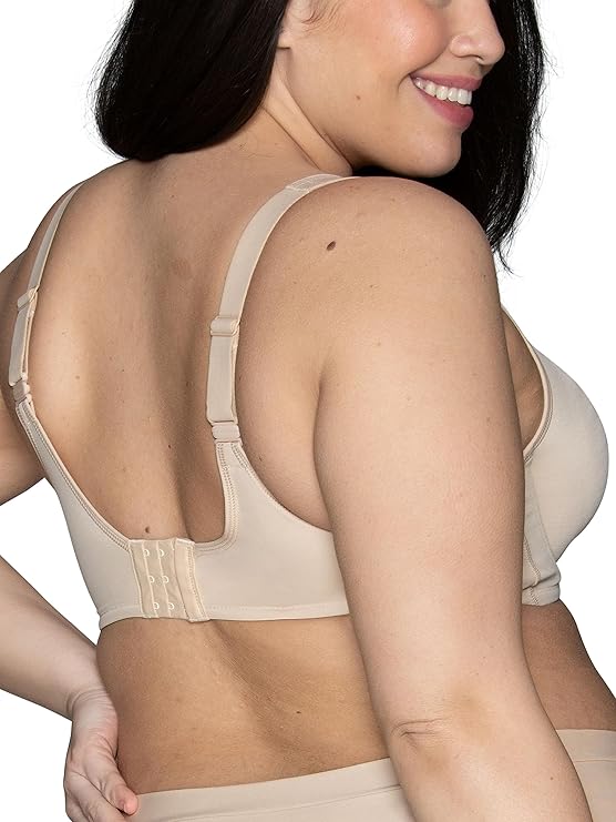 Vanity Fair 2-Ply High Impact Underwire Sport Bra  Damask Neutral Size 44D