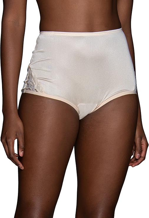 Vanity Fair Underwear Perfectly Yours Traditional Cotton Brief Panties  Fawn Nude Size 10