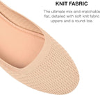 Journee Collection Women's Maryann  Narrow Width Ballet Flats  Color Nude Size 7N
