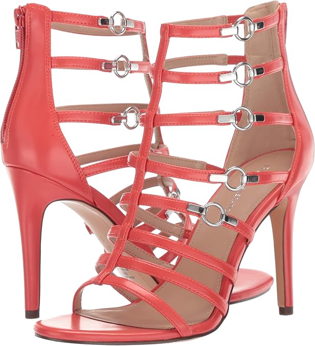 BCBGeneration Women's Jean Caged Heeled Dress Sandals  Flare Size 11