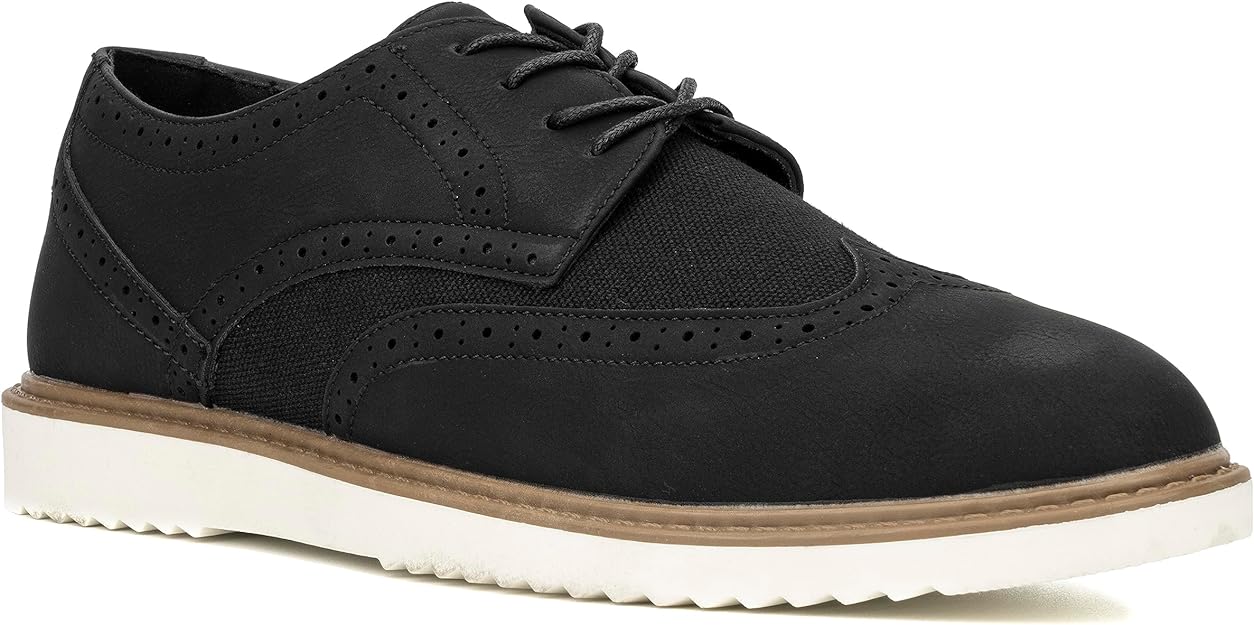 New York & Company Men's Tyler Dress/Casual Oxford  Color Black Size 12M