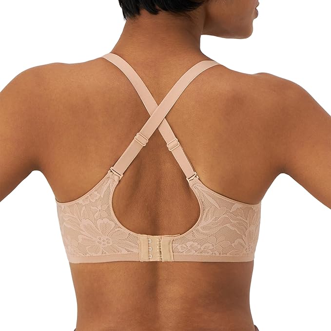 Bali Lace Underwire Breathable 2-Ply Modal Bra  Almond Size 38C