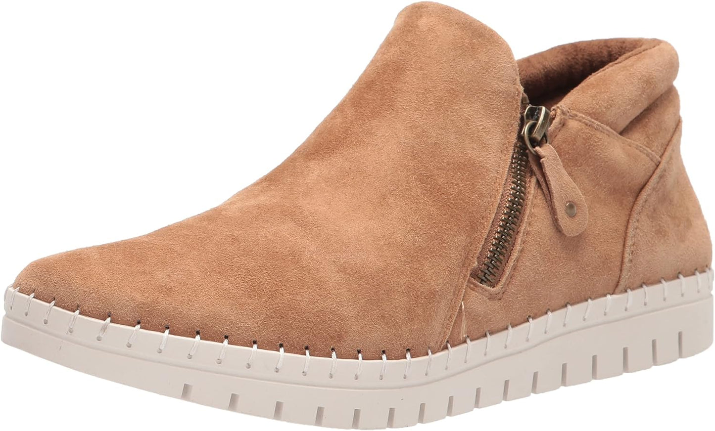 Bella Vita Women's Camberly Sport Booties  Color Saddle Kid Suede Leather Size 8.5W