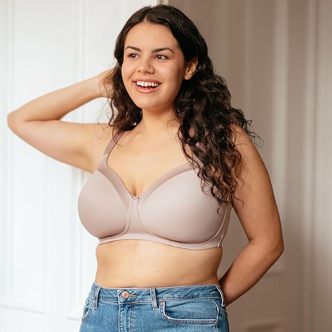 Playtex Women's Secrets Shapes Support Balconette Bra  Evening Blush Size 42C