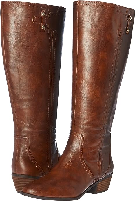 Dr. Scholl's Women's Brilliance Wide Calf Riding Boot  Color Whiskey Size 8M WC