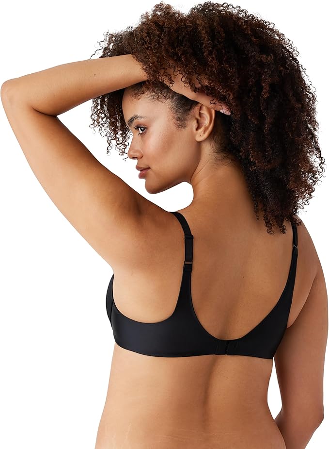 Wacoal Women's Inner Sheen Contour T-Shirt Bra  Black Size 34DDD