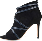 Journee Collection Women's Center Cutout Booties Black Size 10