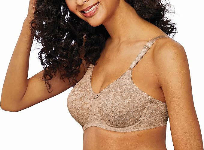 Bali Comfort U Lace N Smooth Seamless Underwire Bra  Nude Size 38DD