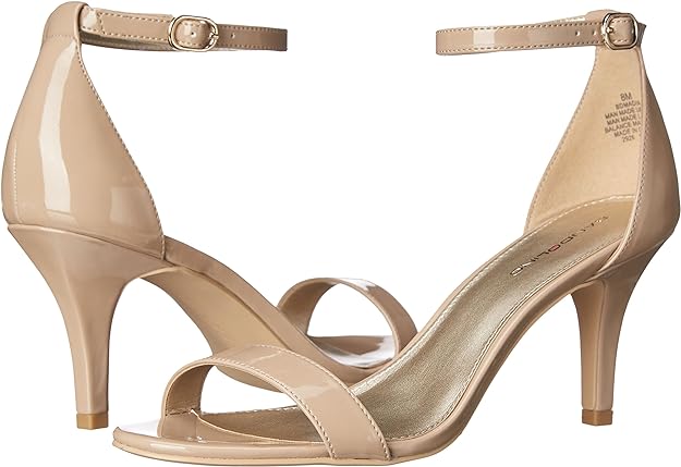 Bandolino Women's Madia Dress Sandals  Color Natural Patent Size 6.5M