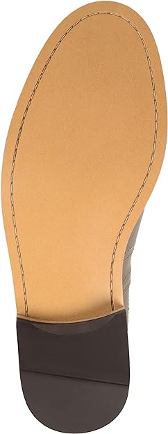 Vance Co. Men's Durant Chelsea Boot  Color Gray Faux Leather Size 10M
