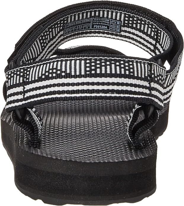 Teva Women's Original Universal Sandal  Color Campo Black/White Size 6