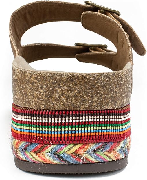 Seven Dials Women's Beverlyn Slide Sandals  Brown Nubuck Size 10
