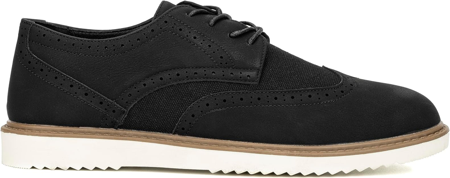New York & Company Men's Tyler Dress/Casual Oxford  Color Black Size 12M