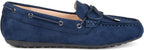Journee Collection Women's Thatch Vegan Suede Slip-on Loafers  Color Navy Size 7M