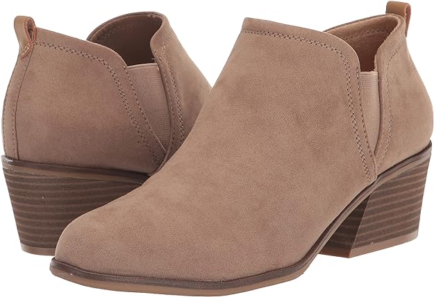 Dr. Scholl’s Women's Laurel Ankle Booties  Color Wood Brown Microfiber Size 11M