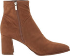 Marc Fisher Women's Dyvine Pointed Ankle Boots  Tan Fabric Size 8