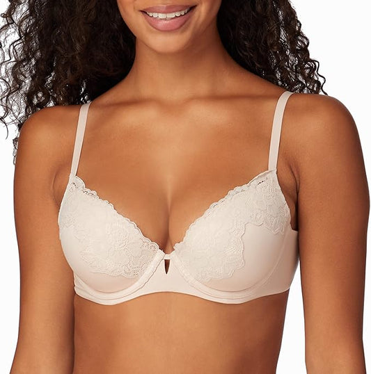 Maidenform Devotion Your Lift Underwire Convertible Bra  Sandshell Size 40C
