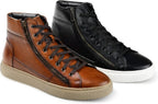Thomas & Vine Mens Xander Lace-up Round Toe High Top Sneaker  Color Black Size 10M