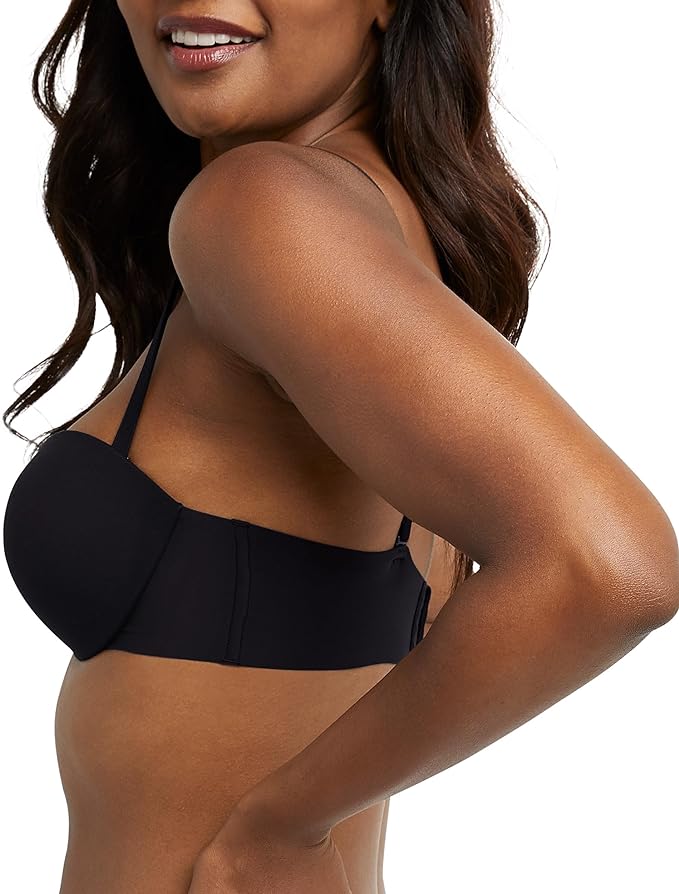 Maidenform DreamWire Strapless 6-Way Convertible Bra  Black Size 38C