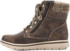Cliffs by White Mountain Women's Hearty Ankle Boots  Color Brown Size 8.5M