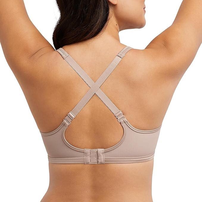 Bali One Smooth U Lace Minimizer Underwire Bra  Evening Blush Size 36D