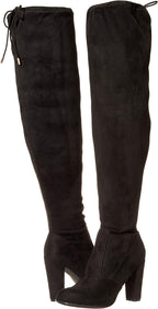 JC Journee Collection Women's Maya Wide Calf Boots  Color Black Size 8WC