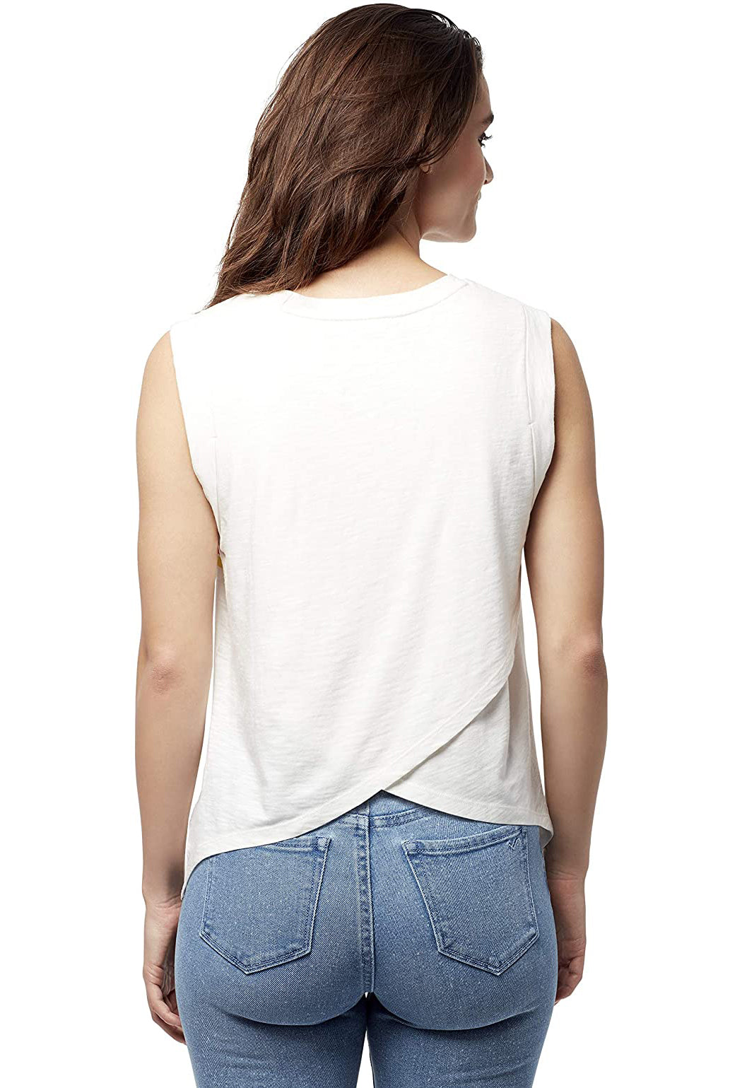 William Rast Women's Jayden Split Back Graphic Tee Shirt  Size M