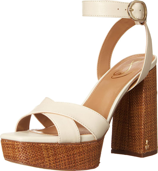 Sam Edelman Women's Nolita Platform Sandals  Color Modern Ivory Size 10M