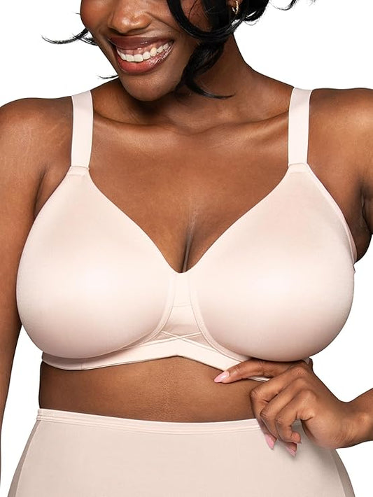 Vanity Fair Beauty Back Full Figure Underwire Bra  Sheer Quartz Size 36C