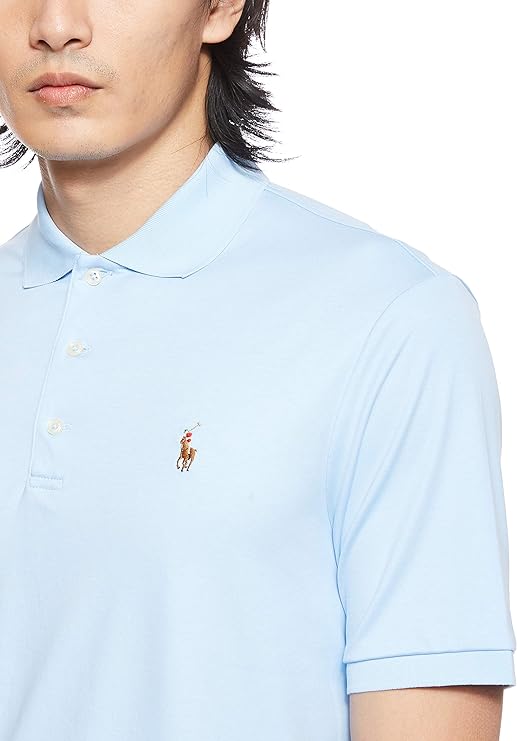 Polo Ralph Lauren Men's Classic-Fit Soft Cotton Polo Shirt  Color Elite Blue Size XL