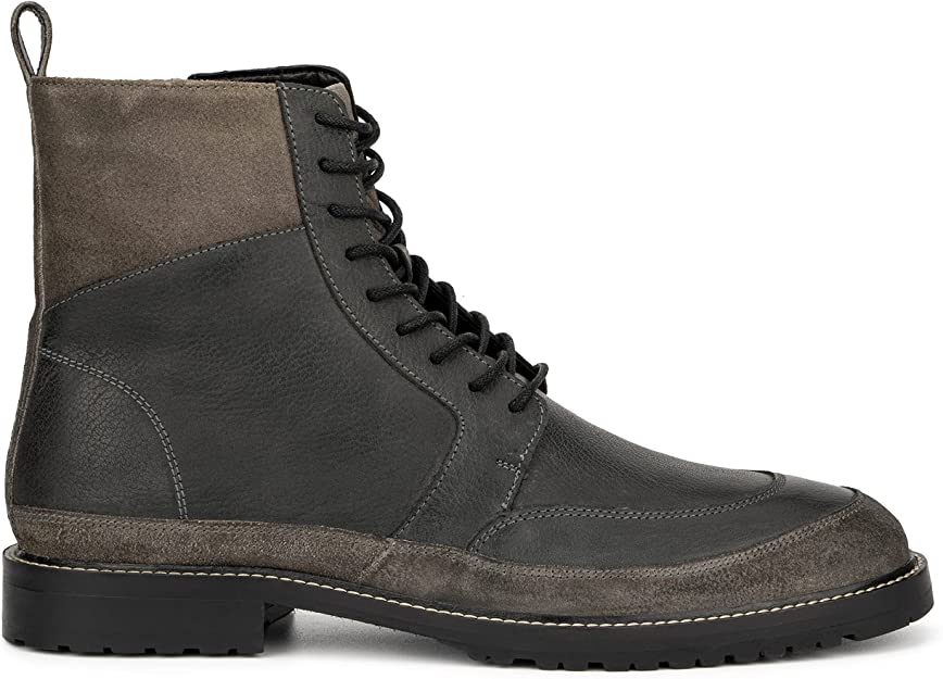 Reserved Footwear Men's Zero  Fashion Motorcycle Casual Boots  Color Black Size 9M
