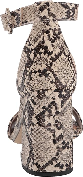 Circus NY Women's Elizabeth Two-Piece Sandals  Color Black/White Snake Print Size 7M