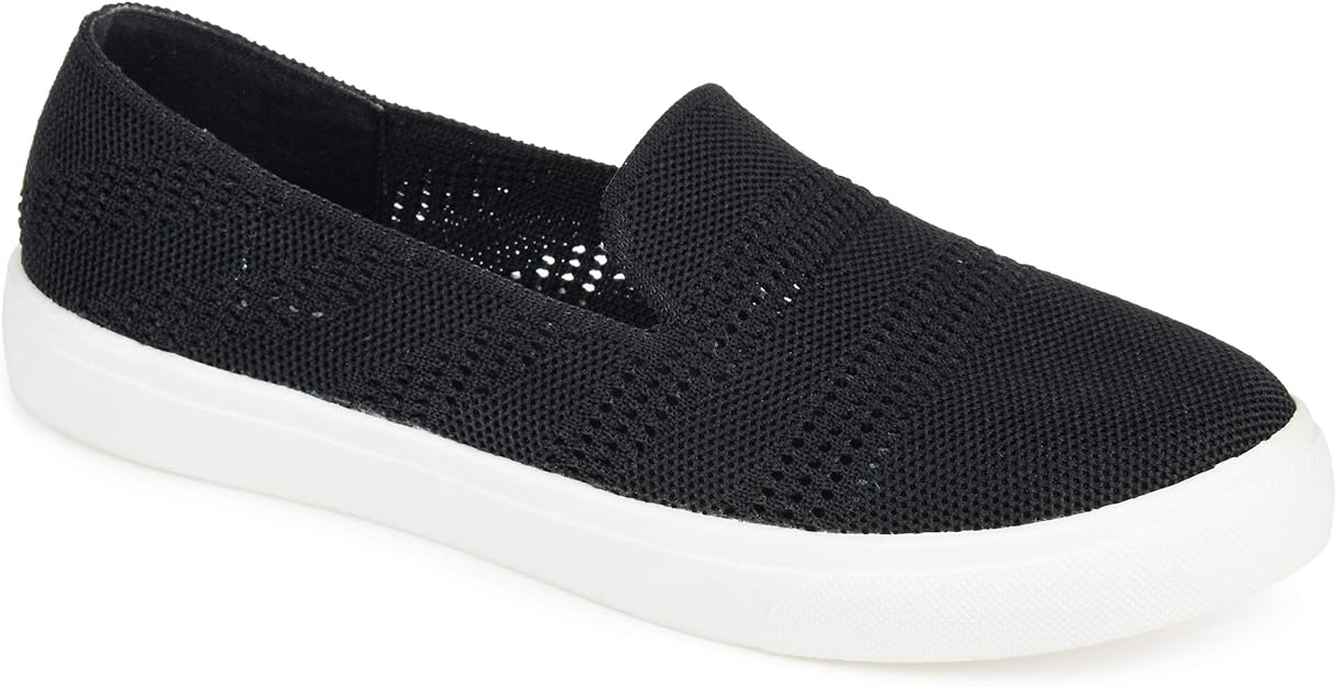 Journee Collection Women's Meika Tru Comfort Foam Footbed Sneakers  Color Black Size 9M