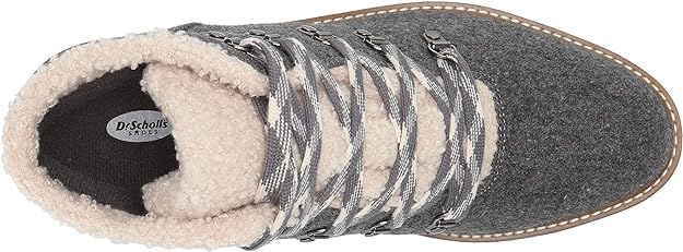 Dr. Scholl's Women's So Cozy Booties  Color Charcoal Fabric Size 6.5M