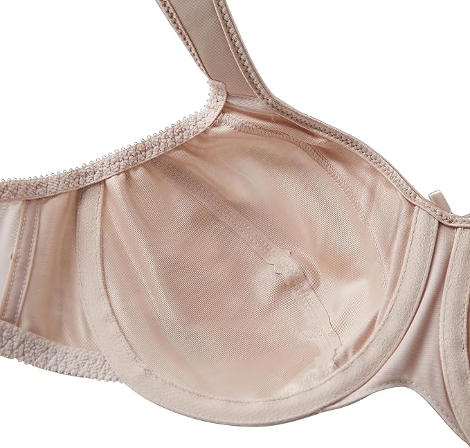 Bali Satin Tracings Underwire Minimizer Bra  Rose Size 40DD