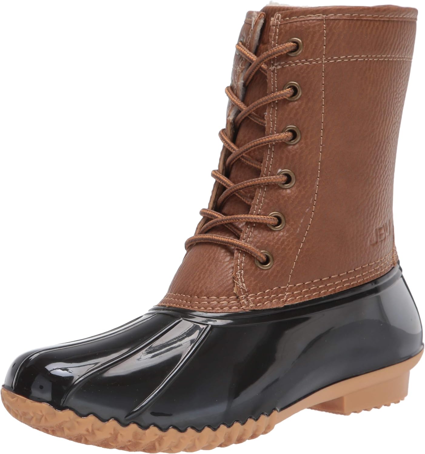 JBU Women's Maplewood Waterproof Rain Mid Calf Boots  Color Chocolate Size 11M